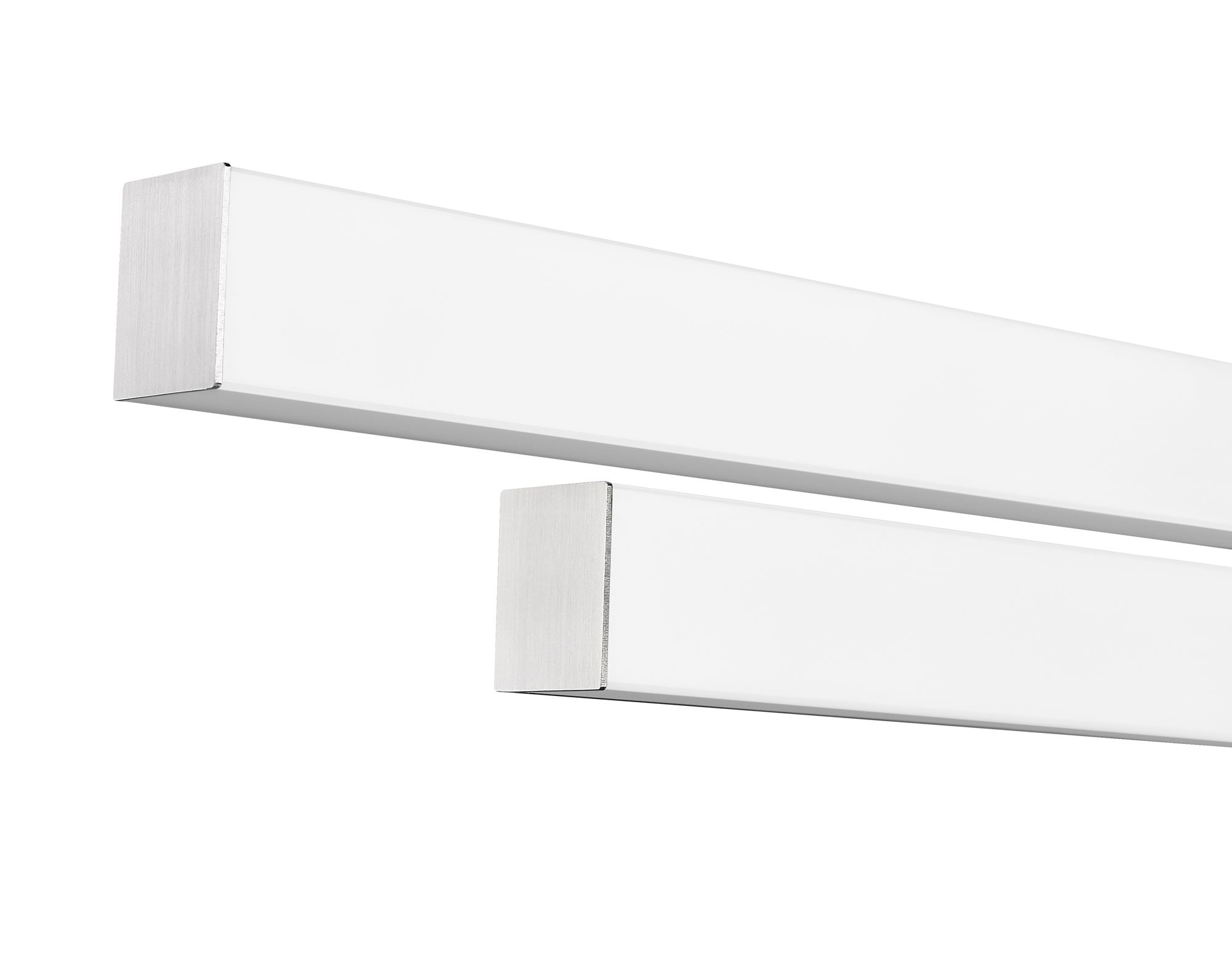 Zane 32" Wide Brushed Nickel 2-Light LED Vanity Bath Light in scene
