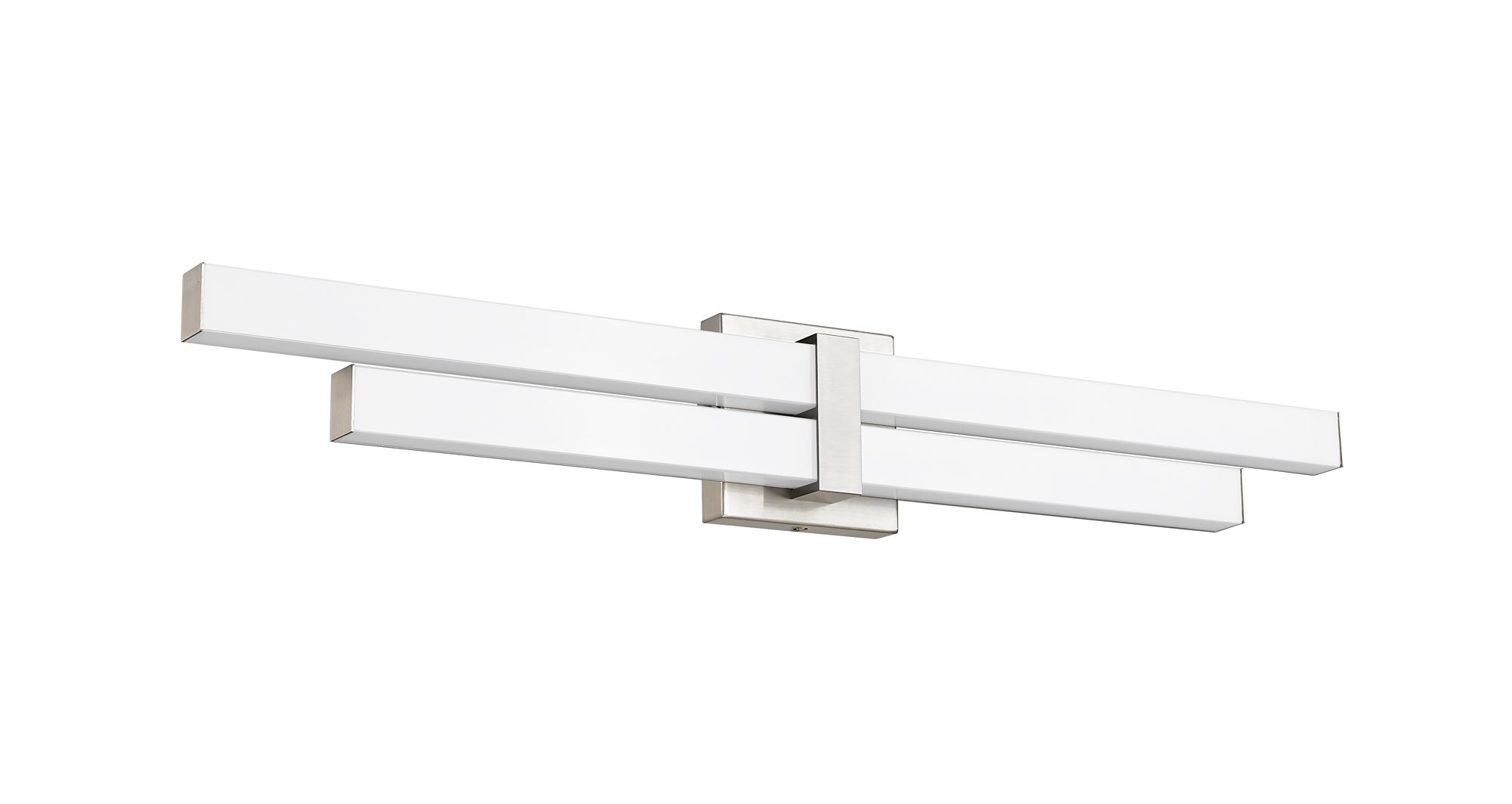 Zane 32" Wide Brushed Nickel 2-Light LED Vanity Bath Light in scene