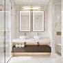 3_Zane 32" Wide Modern Gold LED Vanity Bath Light more views