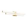 5_Zane 32" Wide Modern Gold LED Vanity Bath Light more views