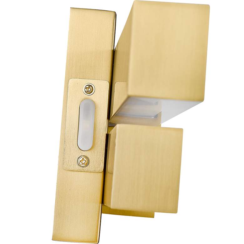 Image 7 Zane 32" Wide Modern Gold LED Vanity Bath Light more views