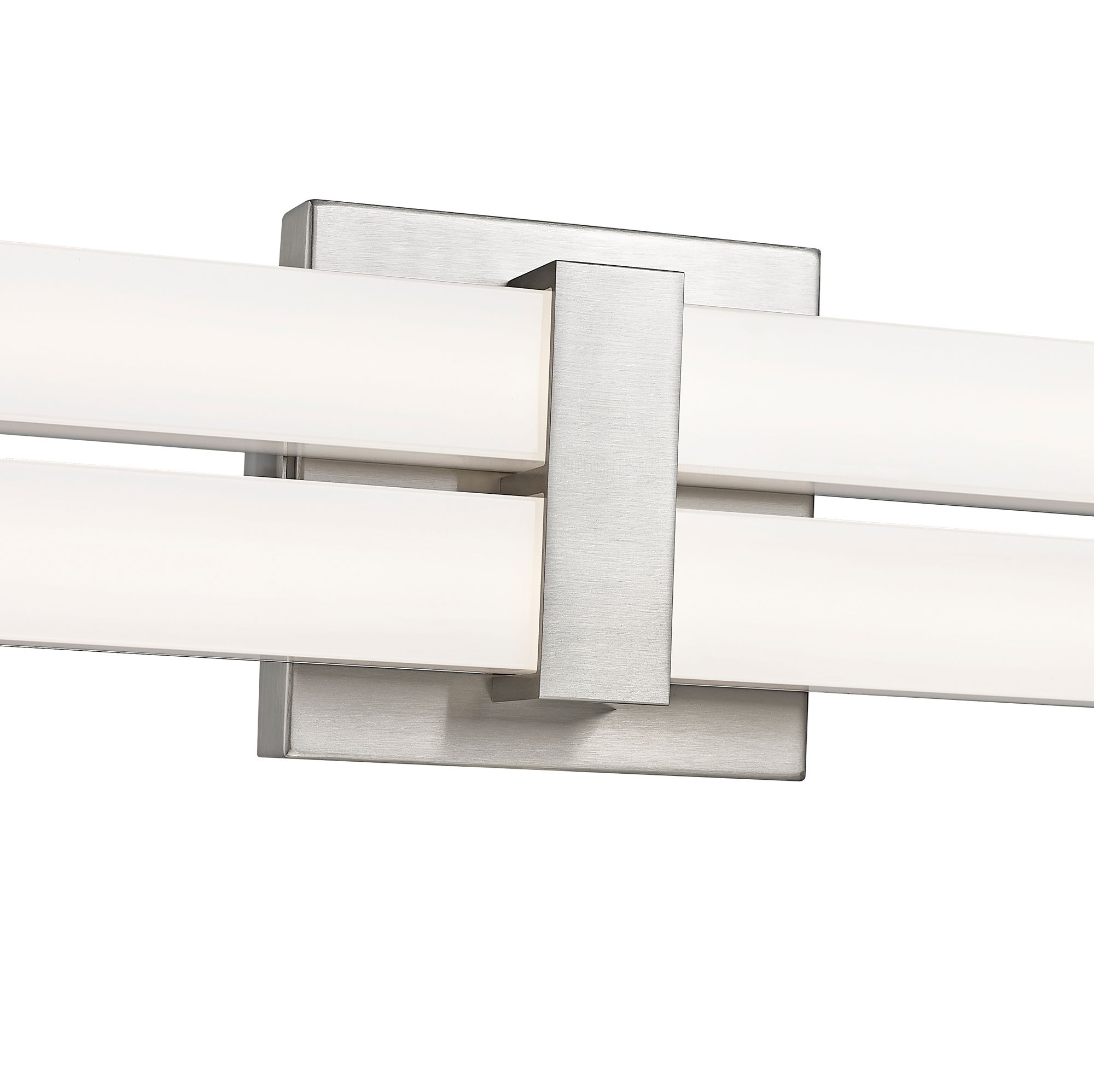 Zane 40" Wide Brushed Nickel LED Bath Light in scene