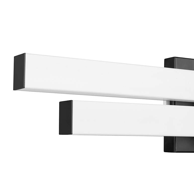 Image 7 Zane by Z-Lite Matte Black 2 Light Vanity more views