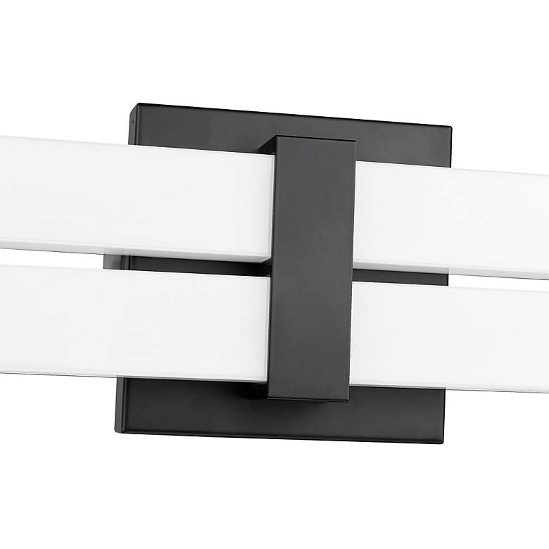 Image 6 Zane by Z-Lite Matte Black 2 Light Vanity more views
