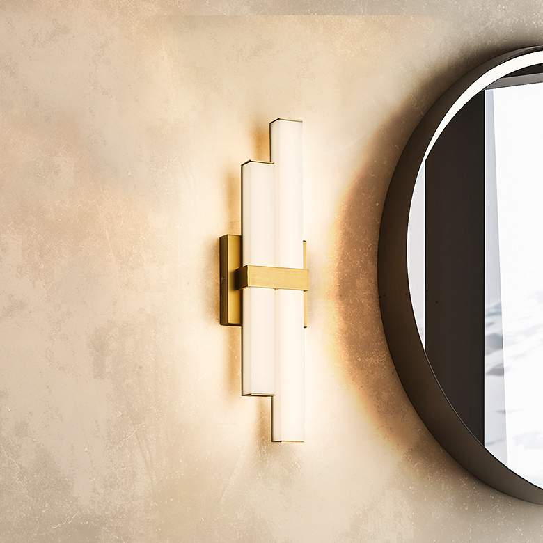 Image 1 Zane by Z-Lite Modern Gold 2 Light Vanity