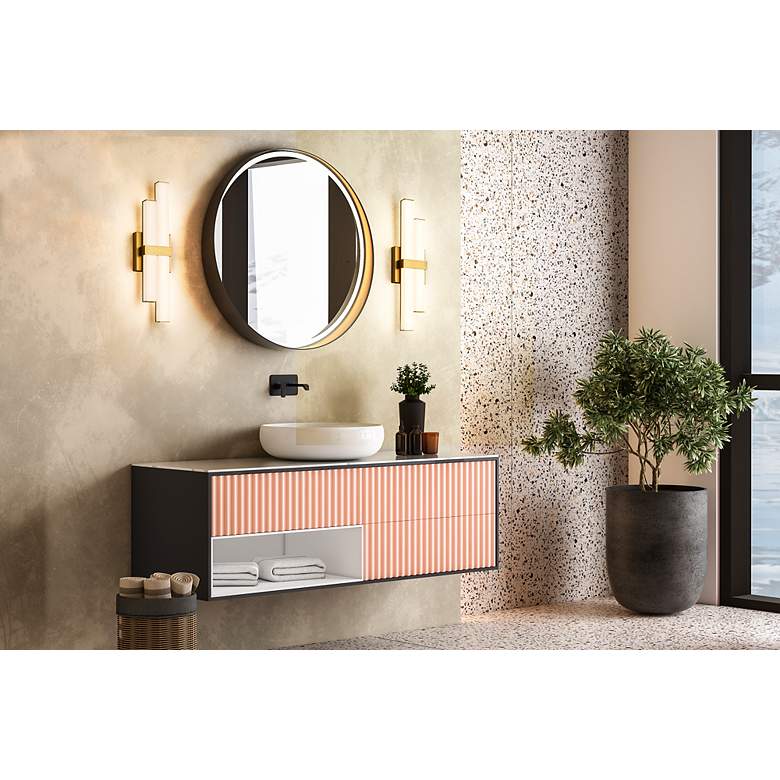 Image 4 Zane by Z-Lite Modern Gold 2 Light Vanity more views