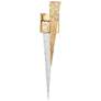 1_Zantra 4.9" Wide Gold 1-Light LED Wall Sconce