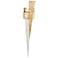 Zantra 4.9" Wide Gold 1-Light LED Wall Sconce