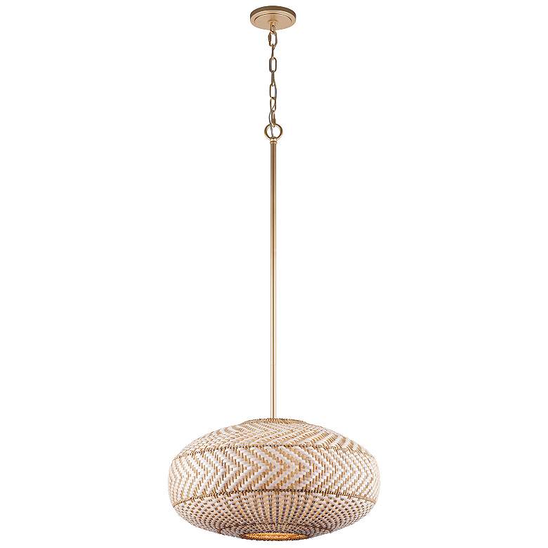 Image 2 Zanzibar 4 Light Soft Gold Pendant