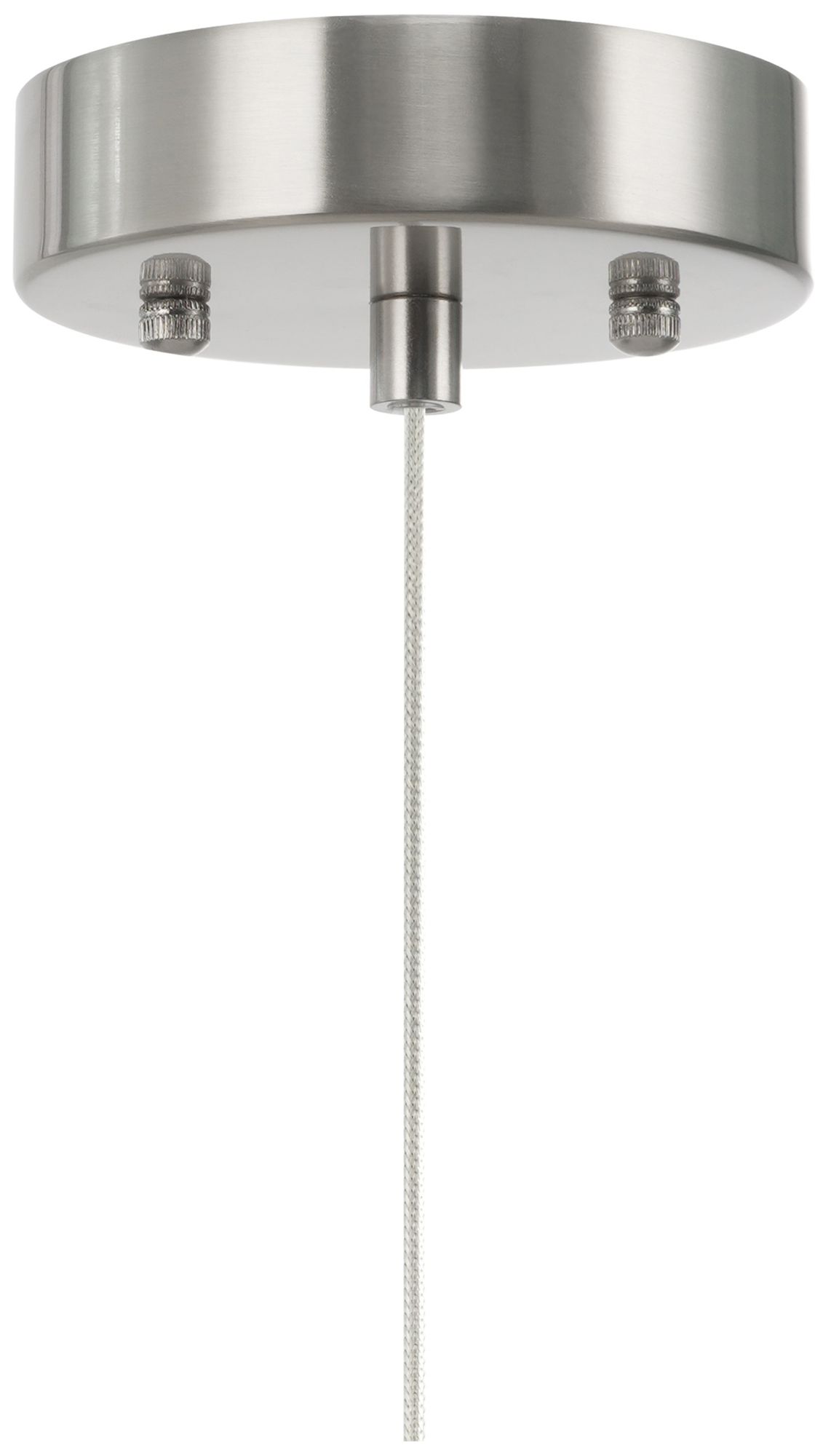 Image 5 Zara 3" Wide Brushed Nickel Pendant more views