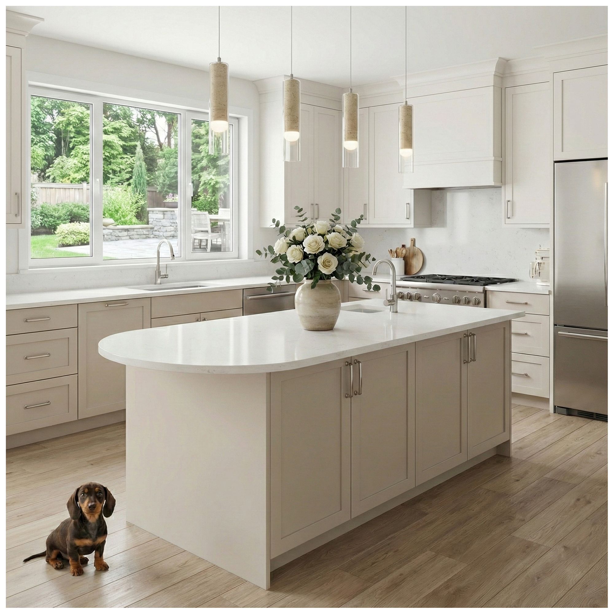 Image 6 Zara 3" Wide Brushed Nickel Pendant more views