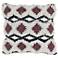 Zara Cabernet Multi-Color 22" Square Decorative Pillow