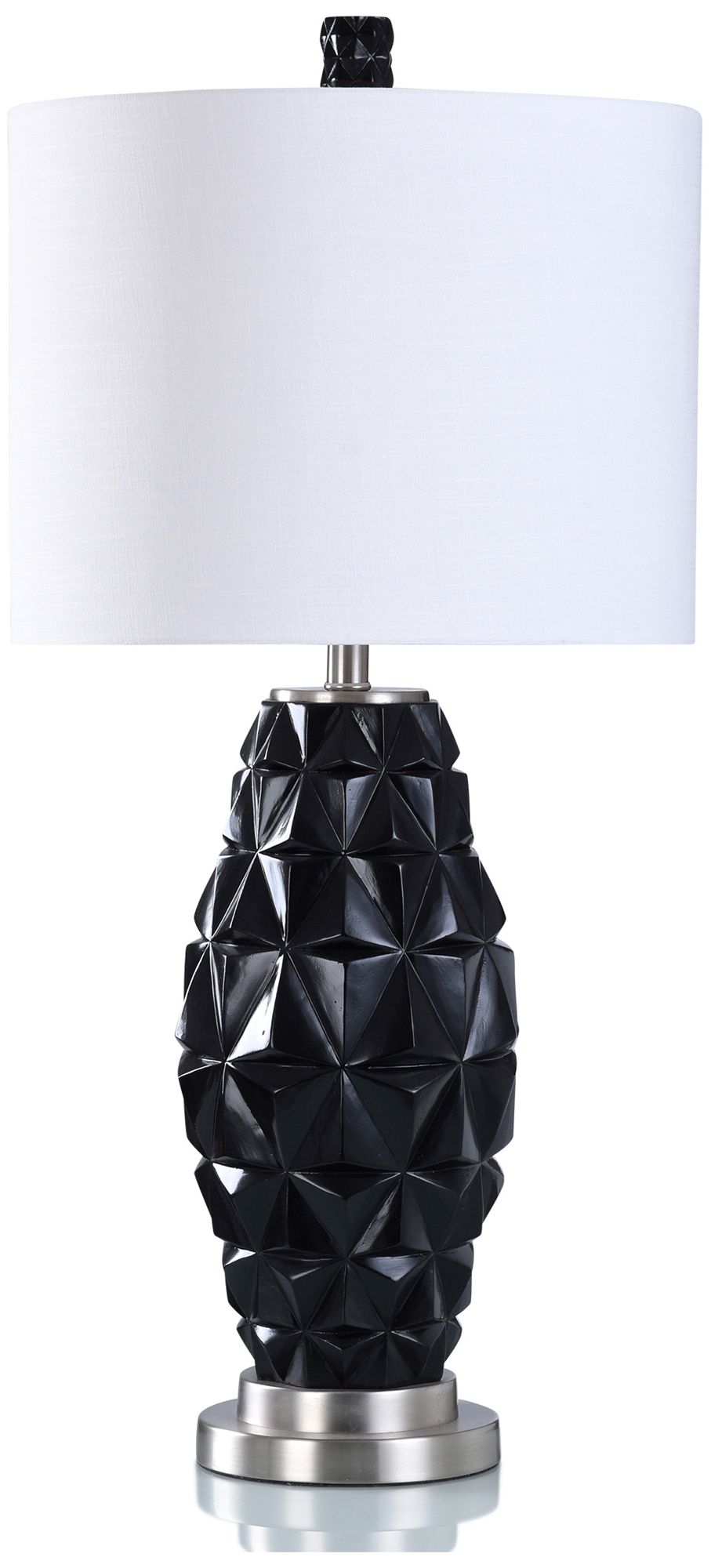 Zara Table Lamp Gloss Black Finish 528C2 Lamps Plus