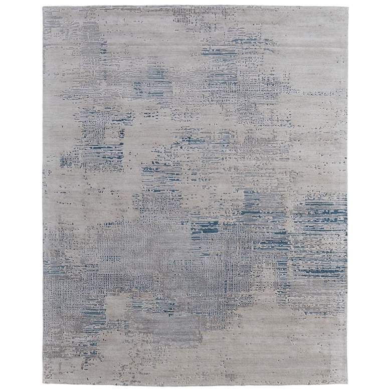 Image 1 Zarah Modern Abstract Hand Tufted Gray Area Rug 8917F