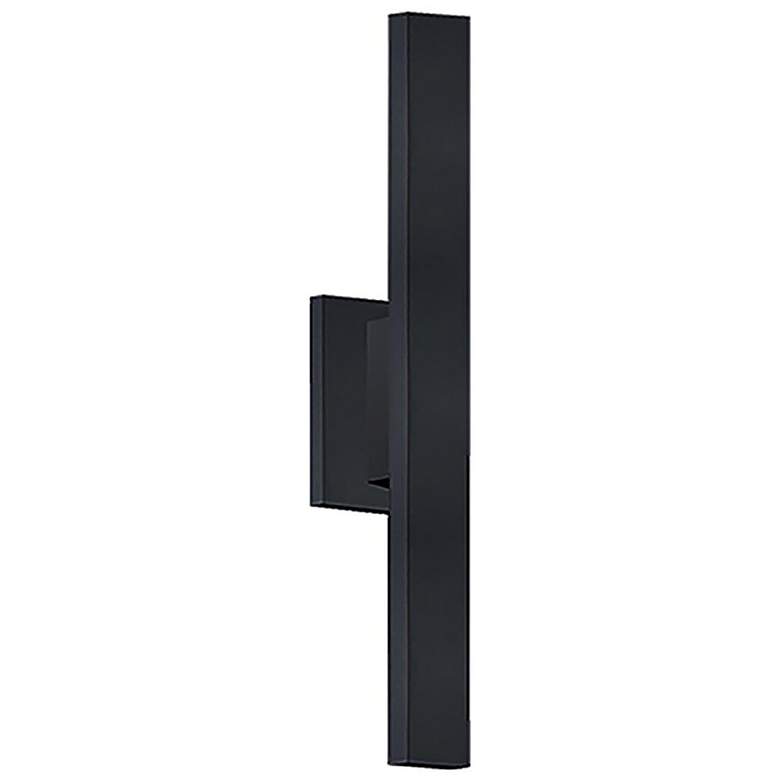 Image 1 Zarai 24 inch High ADA Matte Black LED Outdoor Wall Sconce