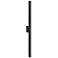 Zarai 60" High ADA Matte Black LED Outdoor Wall Sconce