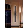 1_Zarai 60" High ADA Matte Black LED Outdoor Wall Sconce
