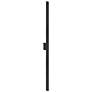 Zarai 84" High ADA Matte Black LED Outdoor Wall Sconce