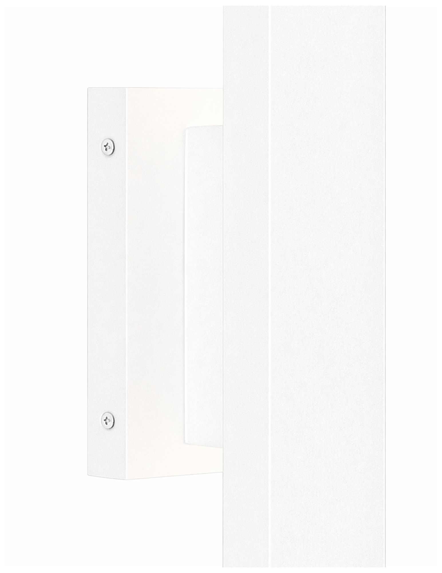 Image 3 Zarai Family 60" High Matte White LED Outdoor Wall Sconce more views