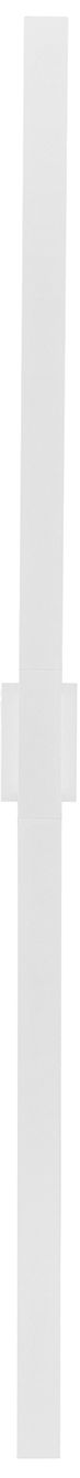 Image 2 Zarai Family 84" High Matte White LED Outdoor Wall Sconce more views