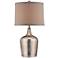 Zasio Mercury Glass Jug Table Lamp