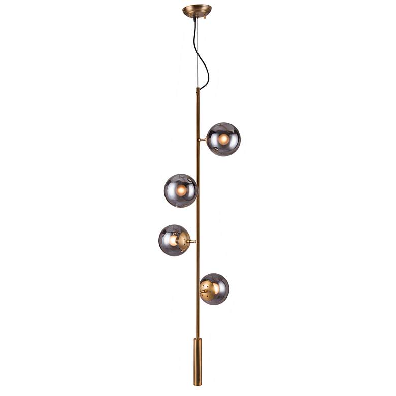 Image 1 Zatara Ceiling Lamp Brass