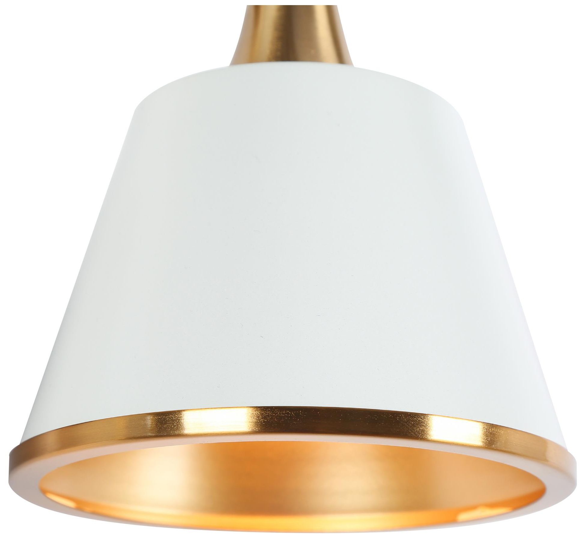Image 5 Zavo 3-Light 22.4" Wide White and Gold Bath Light more views