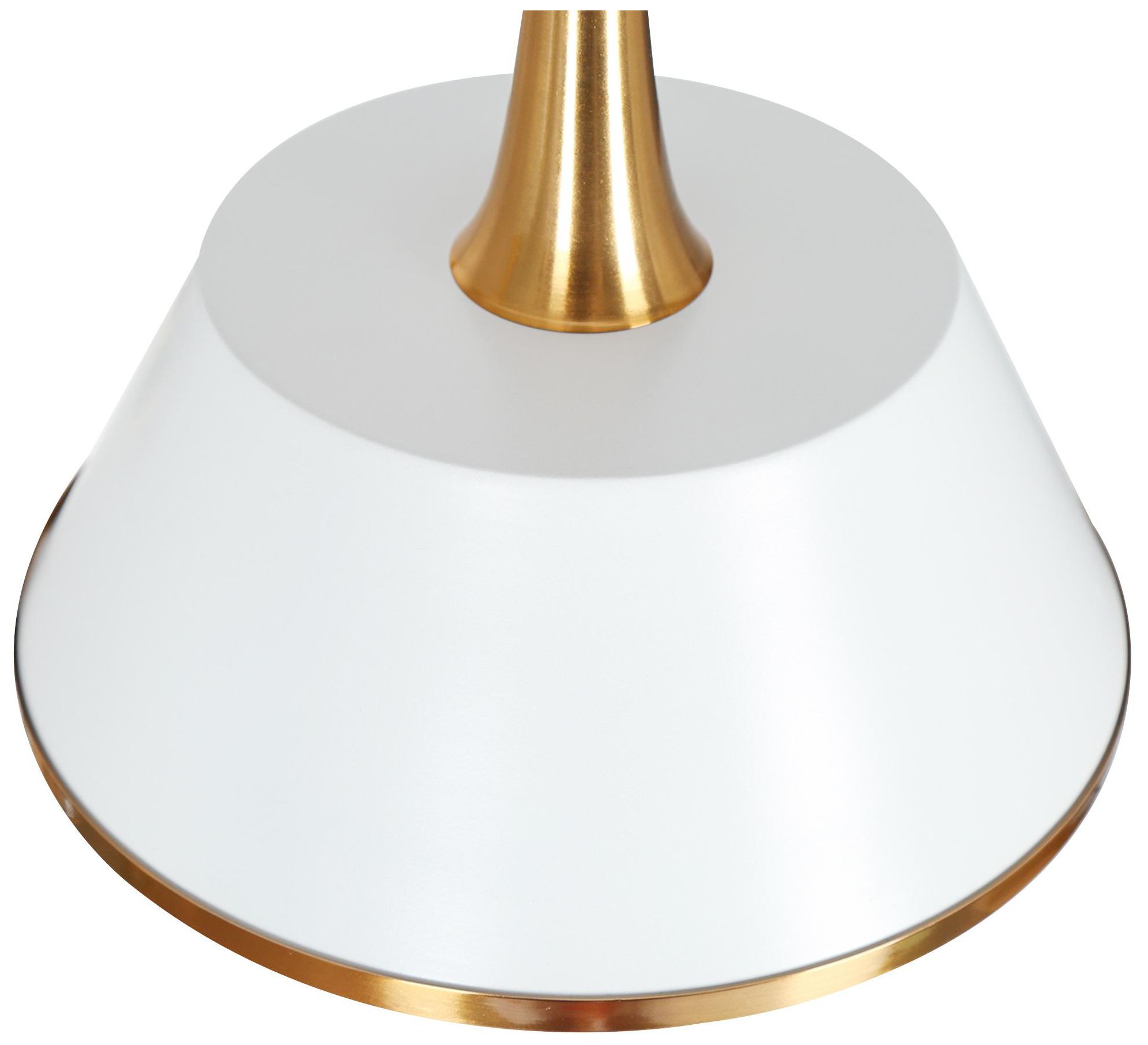 Image 2 Zavo 9" Wide Gold 1-Light Cone Pendant more views