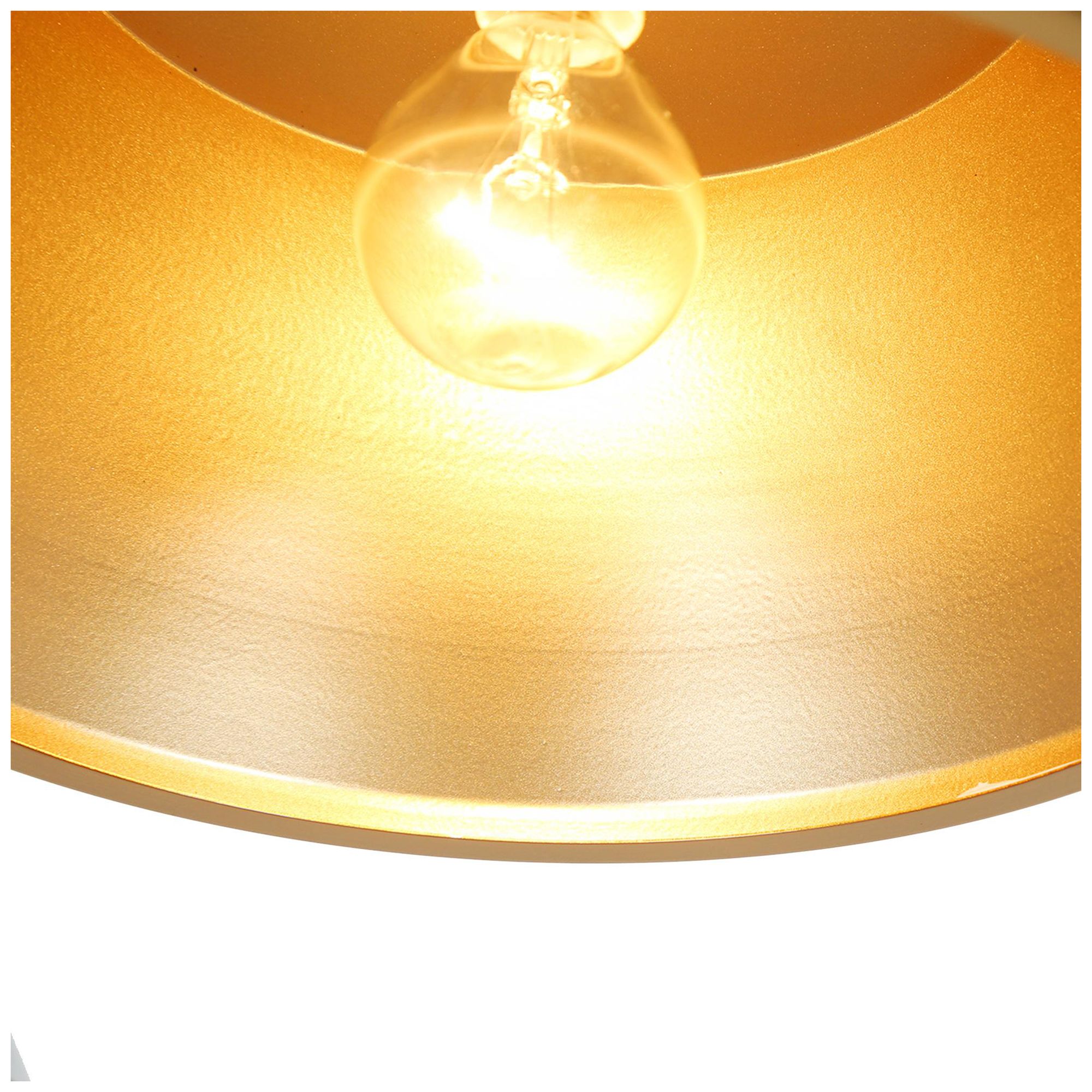 Image 3 Zavo 9" Wide Gold 1-Light Cone Pendant more views