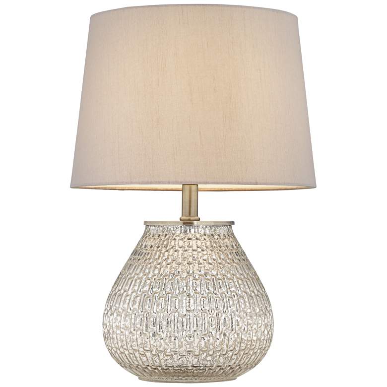 Zax 19 1/2 inch High Mercury Glass Accent Table Lamp Set of 2 more views