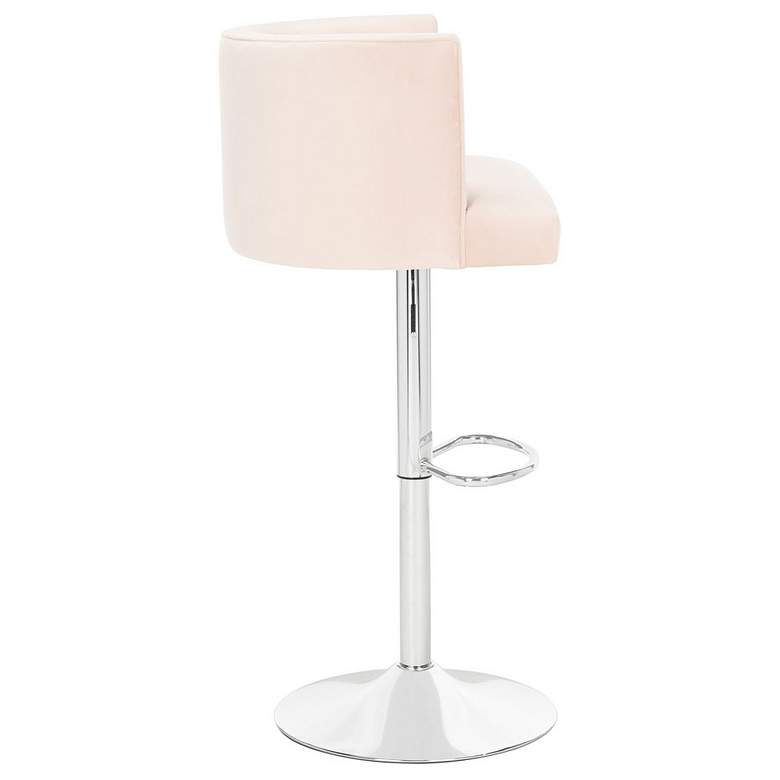 Image 3 Zayna Light Pink Adjustable Barstool more views