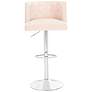 Zayna Light Pink Adjustable Barstool