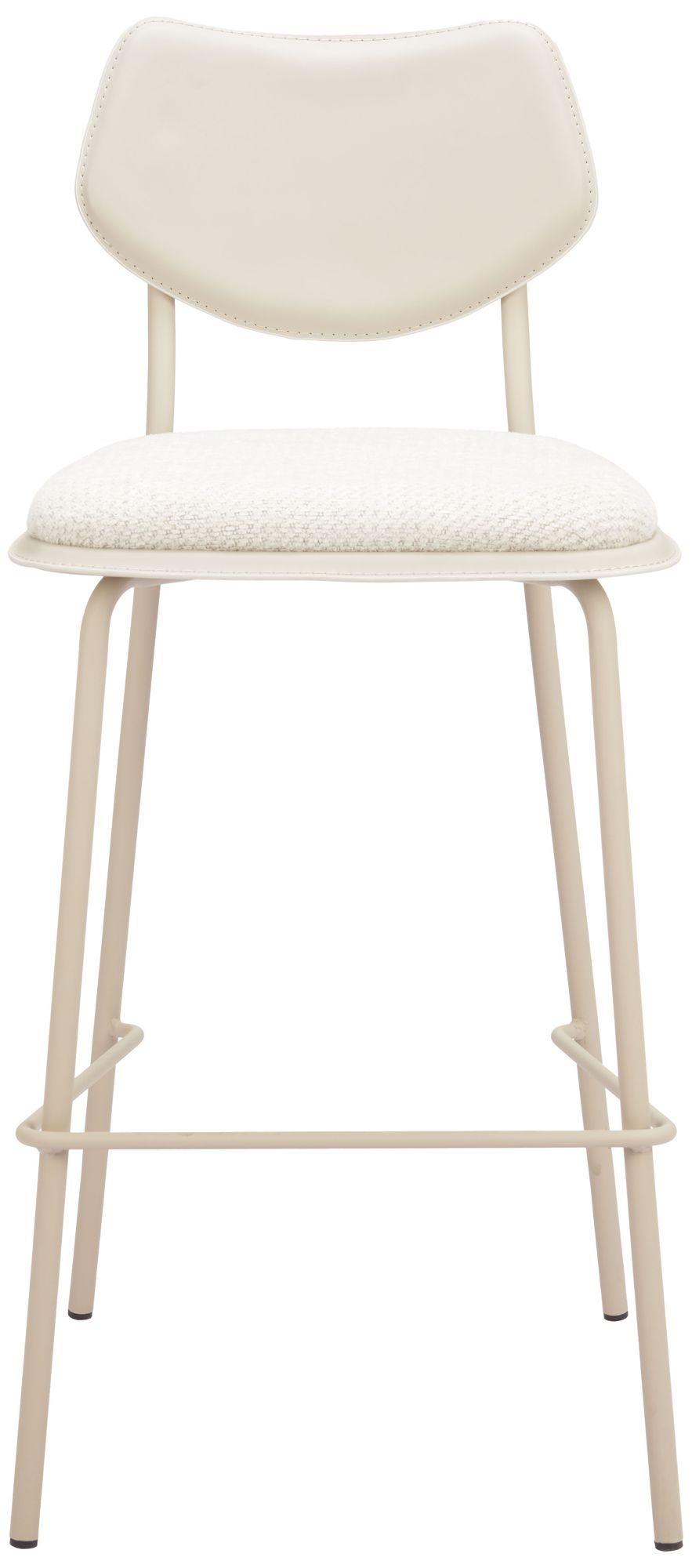 Image 4 Zeal Barstool (Set of 4) Light Gray & Beige more views