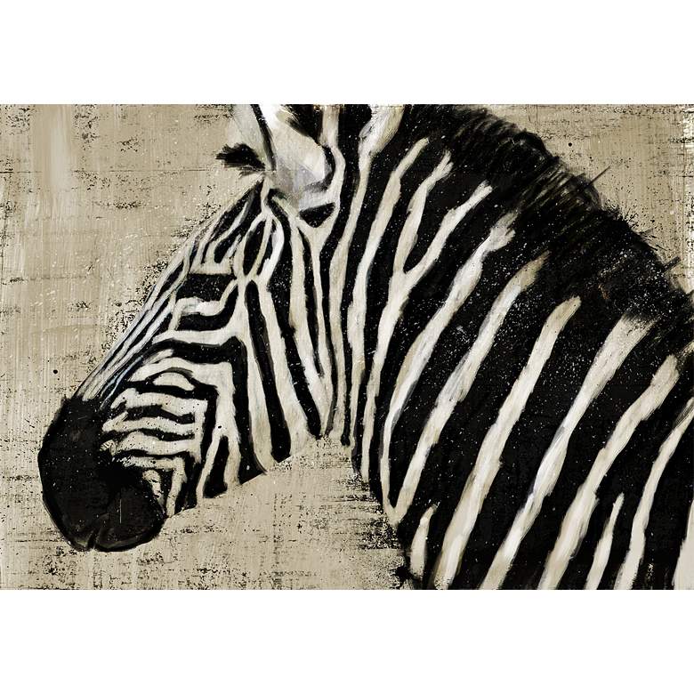 Image 1 Zebra 36 inch Canvas Wall Art