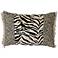 Zebra & Cheetah Patchwork Pillow