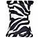 Zebra Print Hourglass Shade 3.75x3.75x5 (Clip-On)