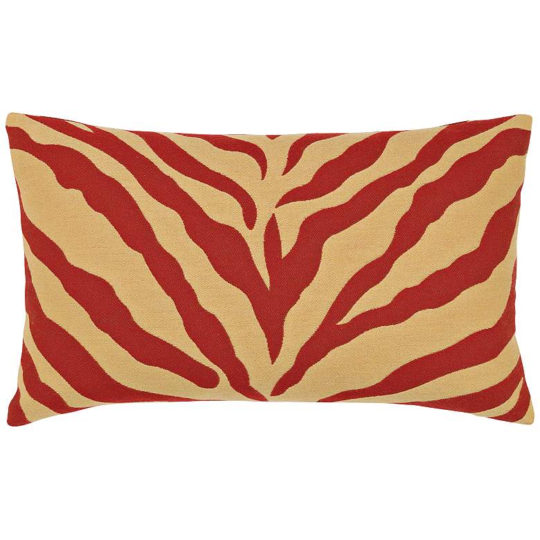 Image 1 Zebra Royale 20 inchx12 inch Lumbar Indoor-Outdoor Pillow
