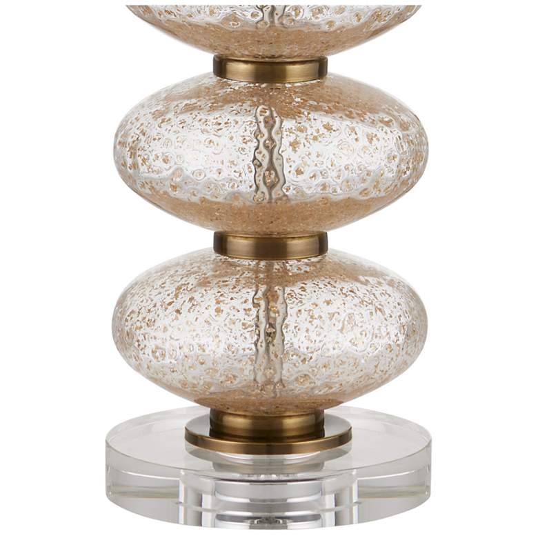 Image 3 Zebulon Antique Brass and Glass Table Lamp more views