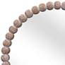4_Zeena White-Washed Wood 30" Round Wall Mirror more views