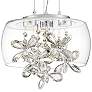 3_Zeev Destiny 11" Wide Chrome and Glass LED Mini Pendant Light more views