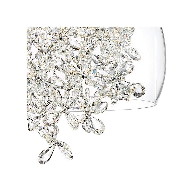 Image 3 Zeev Destiny 20" Wide Chrome and Glass LED Pendant Light more views