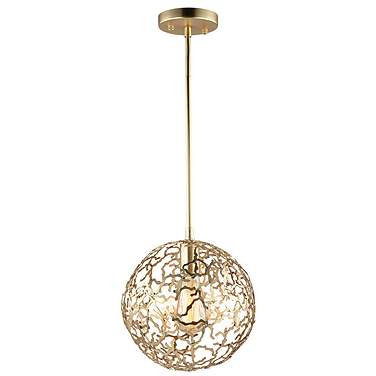 Zeev Helios 9 3/4" Wide Matte Gold Mini Pendant