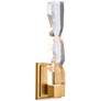 1_Zeev Mamadim 16" High Aged Brass LED Wall Sconce