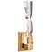 Zeev Mamadim 16" High Aged Brass LED Wall Sconce