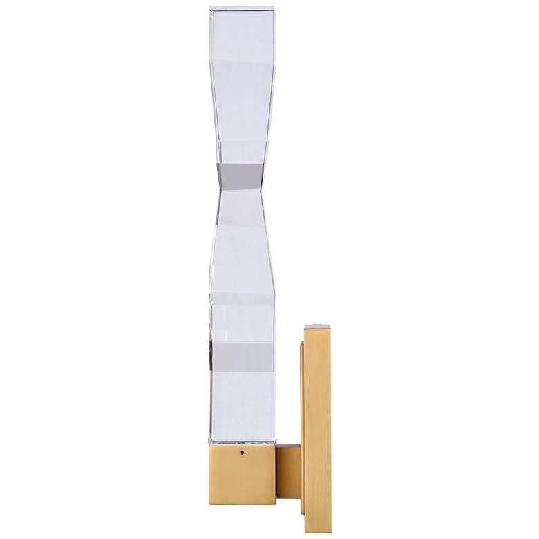 Image 4 Zeev Mamadim 16" High Aged Brass LED Wall Sconce more views