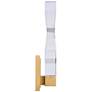 5_Zeev Mamadim 16" High Aged Brass LED Wall Sconce more views