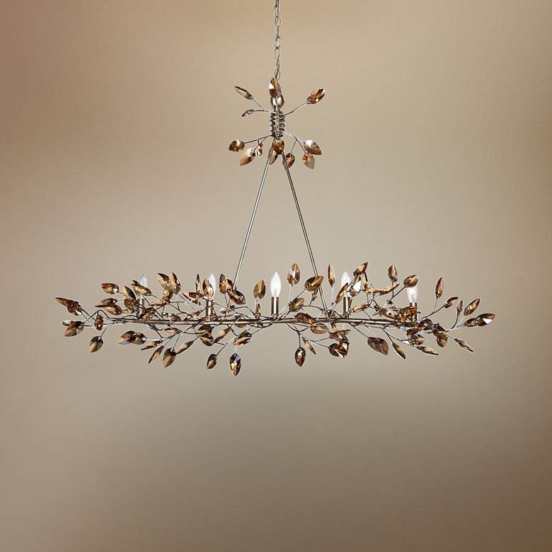 Image 1 Zeev Misthaven 50" Antique Gold Kitchen Island Light Chandelier