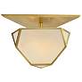 Zeev Moonbow 20 3/4" Wide Aged Brass Ceiling Light