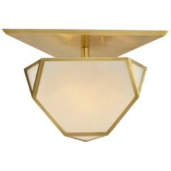 Zeev Moonbow 20 3/4" Wide Aged Brass Ceiling Light