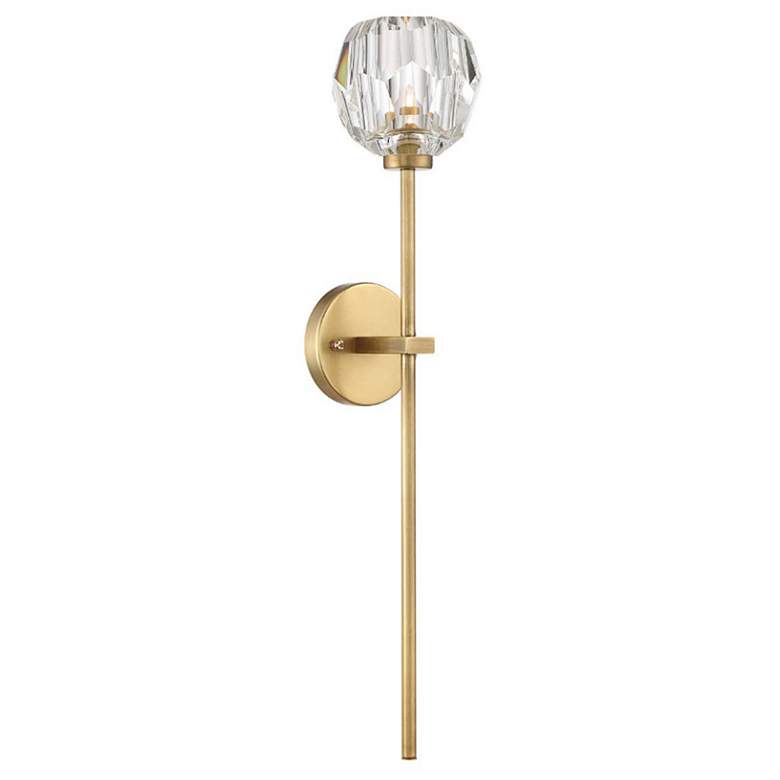 Image 3 Zeev Parisian 24" High Aged Brass Wall Sconce more views